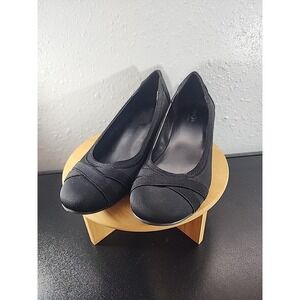 East5th East 5th Sasha‎ Wedge Pumps Flex Form Black Size 9M  Shoes